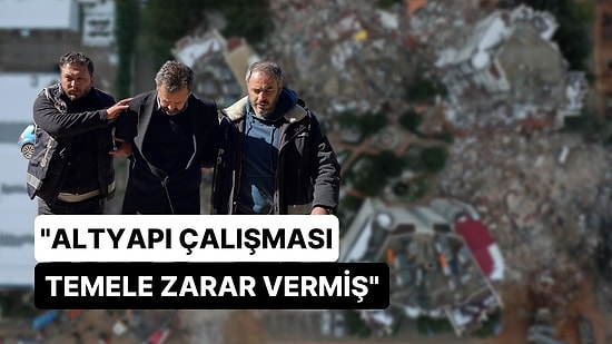 Yıkılan Sitenin Müteahhidi, Site Sakinlerini Suçladı: "Altyapı Çalışması, Temele Zarar Vermiş"