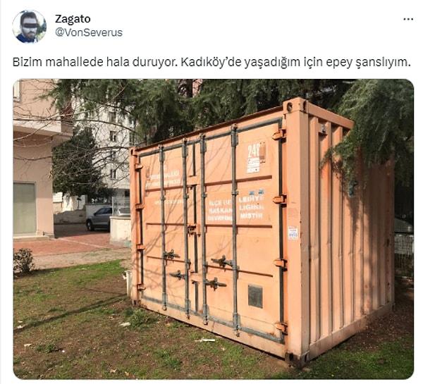 İstanbul'da bazı bölgelerde halen bulunduğu belirtilen konteynerlerin akıbeti ise düşündürdü.
