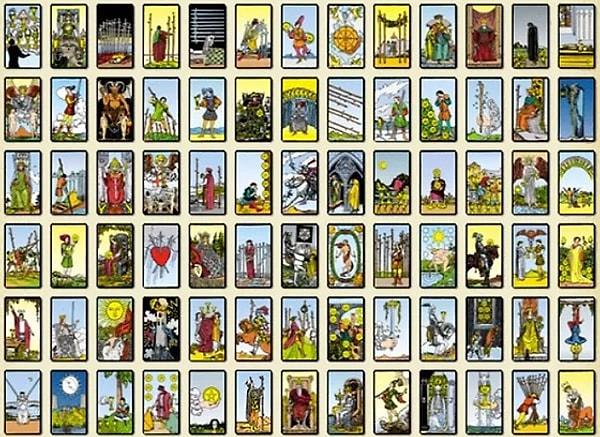 Minör arkana serisi ise toplam 56 kart barındırır. Kendi içerisinde Asalar, Tılsımlar, Kılıçlar ve Kupalar olarak ayrılmaktadır.