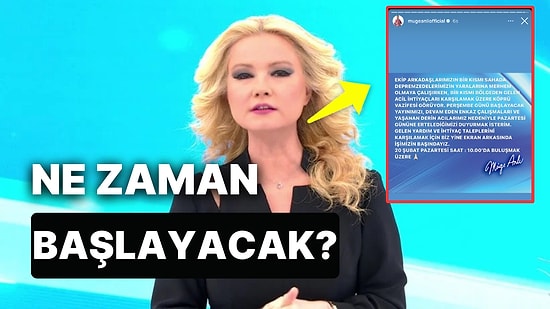 Müge Anlı Sosyal Medyada Programın Ertelendiğini Duyurdu: Müge Anlı Ne Zaman, Hangi Gün Başlayacak?