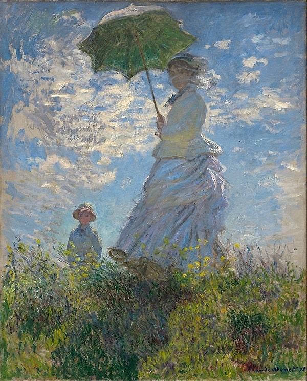 10. 'Woman with a Parasol - Madame Monet and Her Son' — Claude Monet