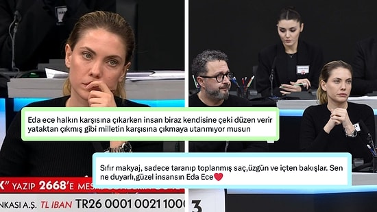 Biz Senden Razıyız! Bağış Gecesine Makyajsız Katıldığı İçin Eleştirilen Eda Ece Hepimizin Kalbini Fethetti