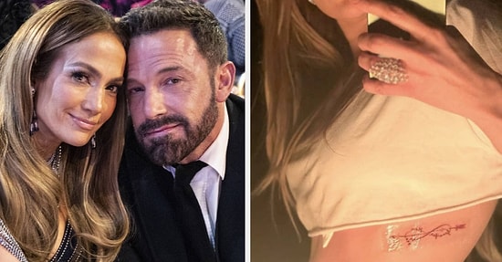 Бен Аффлек и Дженнифер Лопес показали парные тату на 14 февраля, и все поймали кринж