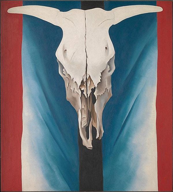 14. 'Cow's Skull: Red, White, and Blue' — Georgia O'Keeffe