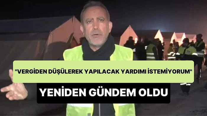 Haluk Levent: 'Vergiden Düşülerek Yapılacak Yardımı İstemiyorum'