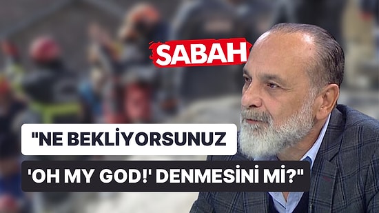 Sabah Yazarı Babaoğlu'ndan "Allahu Ekber" Yazısı: "Vıdı Vıdıyı Kesin"