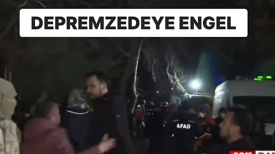 Kahramanmaraş Belediye Başkanının Korumaları Depremzedeyi İtti, Gazeteciyi Engelledi