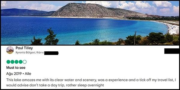 2. Burdur'da bulunan Salda Gölünün güzelliği sadece bizim dikkatimizi çekmemiş.