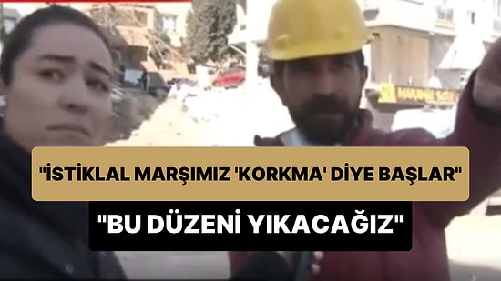 'Ben Sorumlu Olan Değilim Ben Haklı Olanım' Diyen Kurtarma Görevlisi: "İstiklal Marşımız 'Korkma' Diye Başlar"