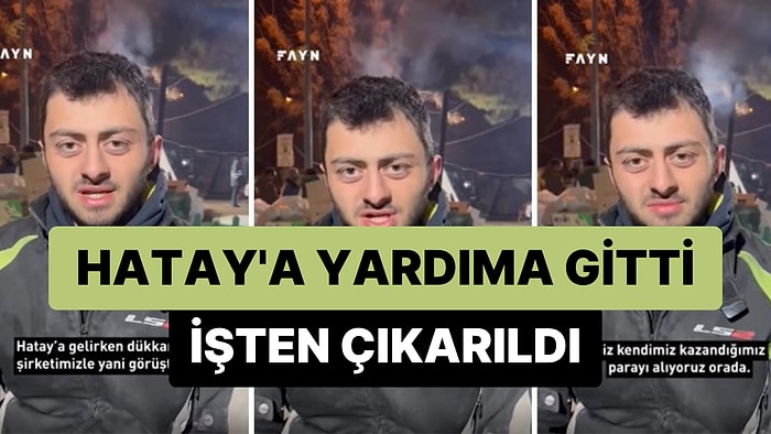 Gebze'den Hatay'a Yardıma Giden Motorlu Kurye: 'WhatsApp Grubundan Çıkarttılar, Ne Anlama Geldiğini Biliyoruz'