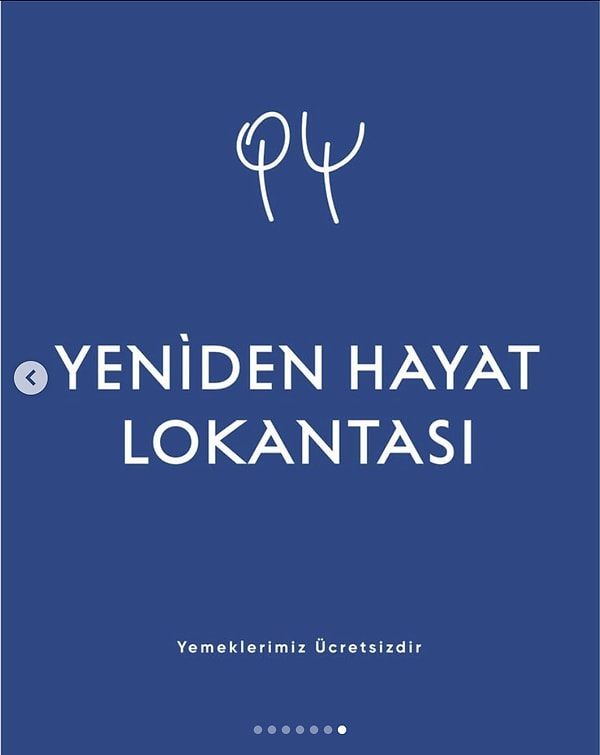 Restoranın yanında bir de ücretsiz kafe bulunuyor.