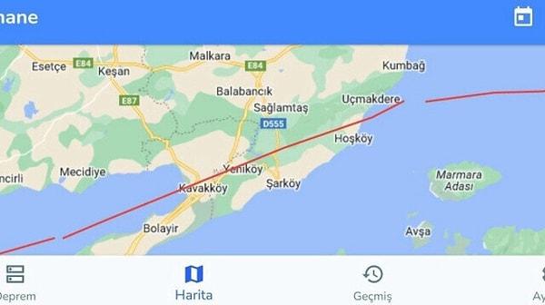 Bununla ilgili yaptığı açıklamada, "Bu hattın Edirne genelinde en yakın yeri Saros Körfezi sahil şeridinin 5 kilometre uzağında olduğu görülmektedir. Enez ilçemiz de bu hatta 25-30 kilometre yakınlıkta yer almaktadır” ifadelerini kullandı.