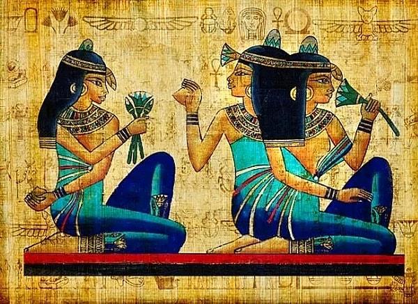 Antik Mısır'da evli kadınların hayatından  bahsedelim biraz da...