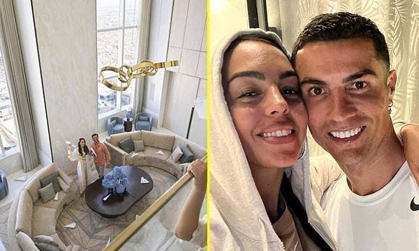 Ronaldo Suudi Arabistan'a geldiğinden beri Riyad şehir merkezindeki lüks bir otelde kalıyordu.