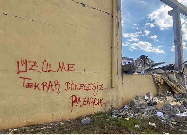 7.7 büyüklüğündeki ilk depremin merkez üssü Kahramanmaraş'ın Pazarcık ilçesinde unutulmayacak bir yazı