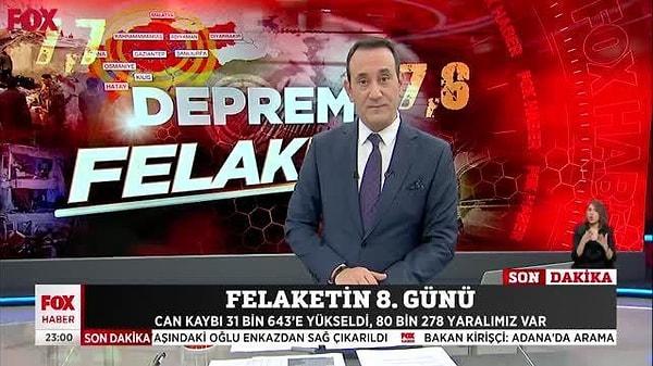 Yaşanan deprem felaketinin ardından TV kanalları yayın akışlarını durdurarak deprem özel yayını yapmaya başladılar.