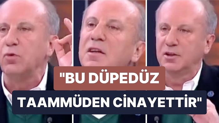 Muharrem İnce Katıldığı Yayında Yaşadığımız Felaket İçin Yapılan 'Kader' Söylemlerine Karşı Sert Konuştu