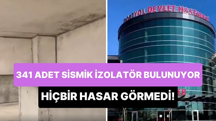 341 Adet Sismik İzolatör Bulunan Hatay Dörtyol Devlet Hastanesi Depremlerde Herhangi Bir Zarar Görmedi