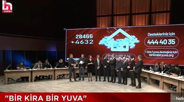 Dün akşam Halk TV ekranlarında gerçekleşen canlı yayında pek çok ünlü isim depremzedeler için bağışta bulundu.