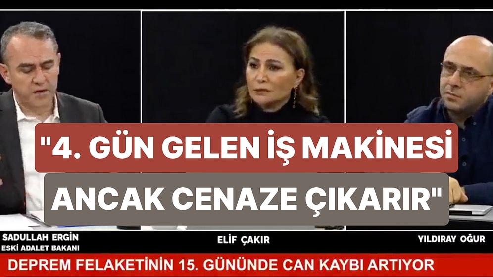 Depremde 16 Yakınını Kaybeden Eski Adalet Bakanı Sadullah Ergin: "Bu Felakette İyi Bir Sınav Verilemedi"