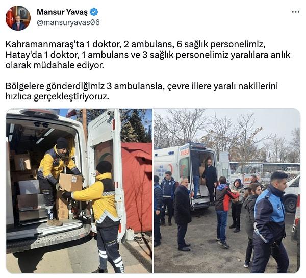 Kahramanmaraş sağlık ekibi:
