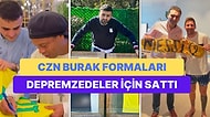 CZN Burak, Depremzedeler İçin Messi ve Ronaldinho İmzalı Formalarını 1.2 Milyona Sattı