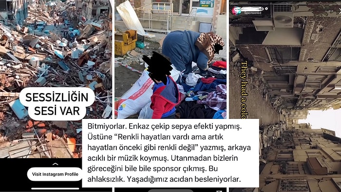 Bu da Dijital Yağmacılık: Deprem Üstünden Prim Yapmaya Çalışan Sosyal Medya Kullanıcıları İnsanları Kızdırdı