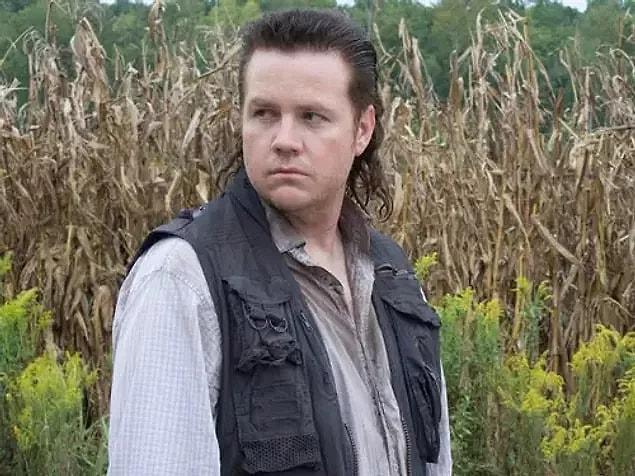 10. Eugene Porter, portrayed by Josh McDermitt, was introduced to the series as a manipulative and self-serving liar.
