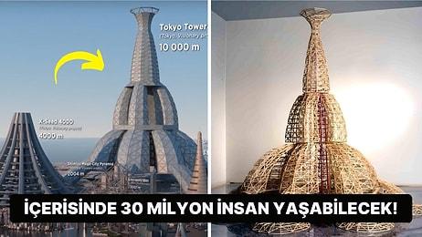 Everest Dağı'ndan Bile Daha Büyük Olan Dünyanın Planlanan En Uzun Binası: Tokyo Babil Kulesi