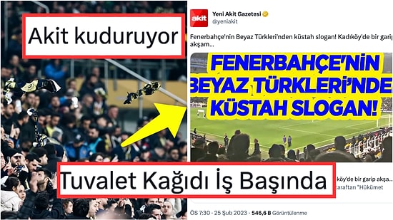 'Hükûmet İstifa' Sloganı Atan Fenerbahçe Taraftarını Hedef Alan Yeni Akit'e Tokat Gibi Cevaplar Yağdı!