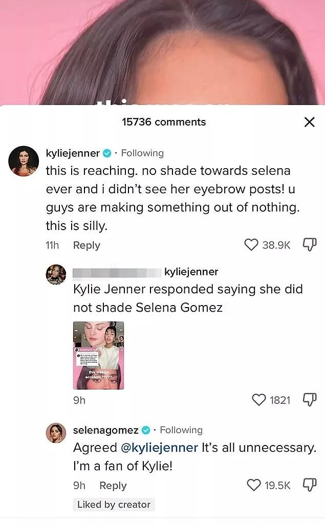 In response to the rumors, Kylie Jenner denied any involvement and Selena Gomez publicly supported her. The drama continued to unfold as more people weighed in on the situation.