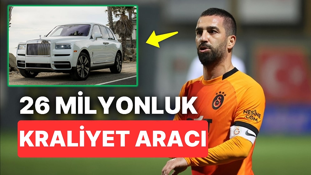 Kendine Kraliyet Arabası Alan Arda Turan'a 26 Milyonluk Aracı Kullanmak Nasip Olmadı!