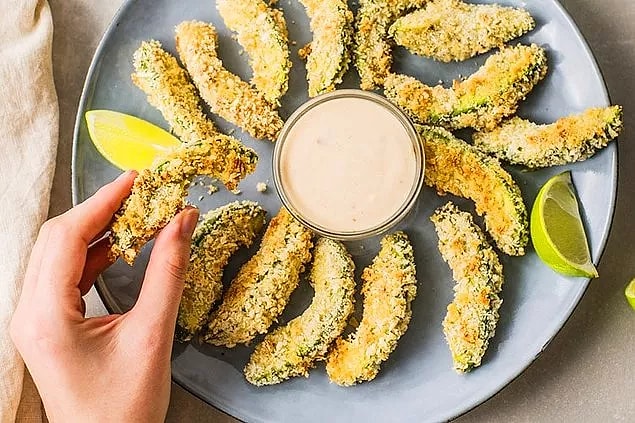 3. Okay, let's spoil ourselves a little! Crispy avocado