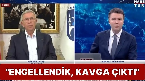 Mansur Yavaş: "Arama Kurtarma Sırasında Engellendik, Kavgalar Çıktı"