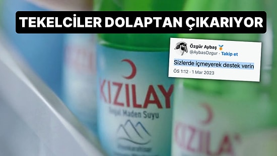 Tekelciler 'Kızılay Maden Suyu' Satmama Kararı Aldı