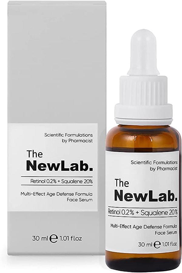 6. The NewLab Yaşlanma Karşıtı Yenileyici, Besleyici & Onarıcı Yüz Serumu (Retinol 0.2% + Squalene 20%)