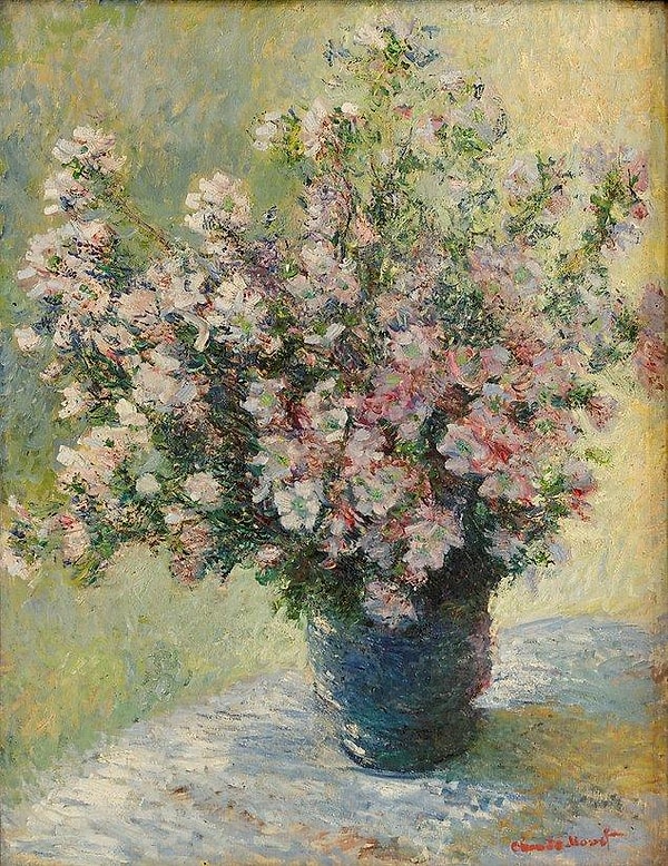 13. Vase of Flowers, Claude Monet