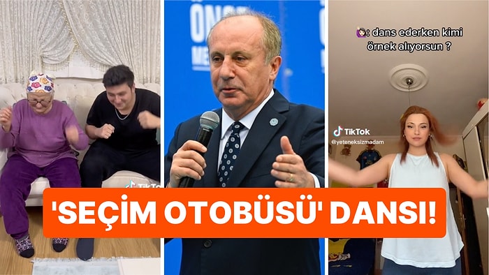 Gençlerden Yeni Akım Geldi: Muharrem İnce'nin Seçim Otobüsü Dansı Sosyal Medyada Viral Oldu!