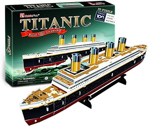 17. El becerilerini geliştiren üç boyutlu bir Titanic gemisi.
