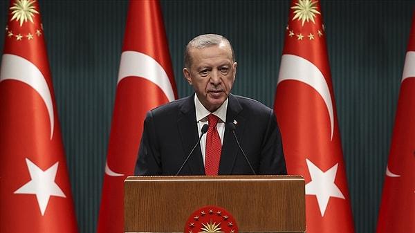 Cumhurbaşkanı Recep Tayyip Erdoğan, Kabine Toplantısı'nın ardından açıklamalarda bulundu.
