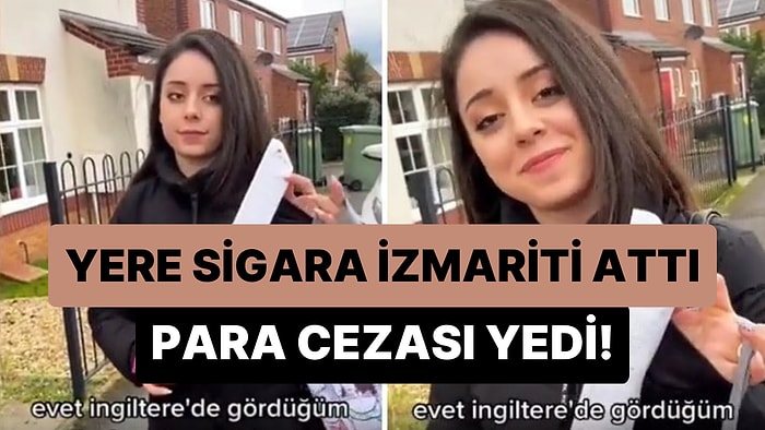 İngiltere'de Yere Sigara İzmariti Attığı İçin Para Cezası Yiyen Türk