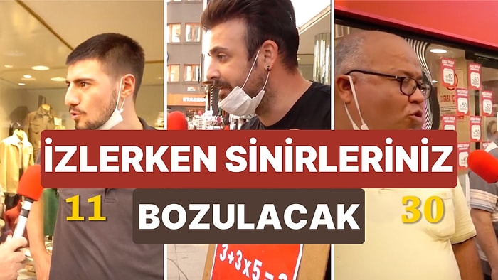 Basit Bir Matematik Sorusuna Doğru Yanıt Veremeyen Vatandaşlar Sinirlerinizi Bozacak