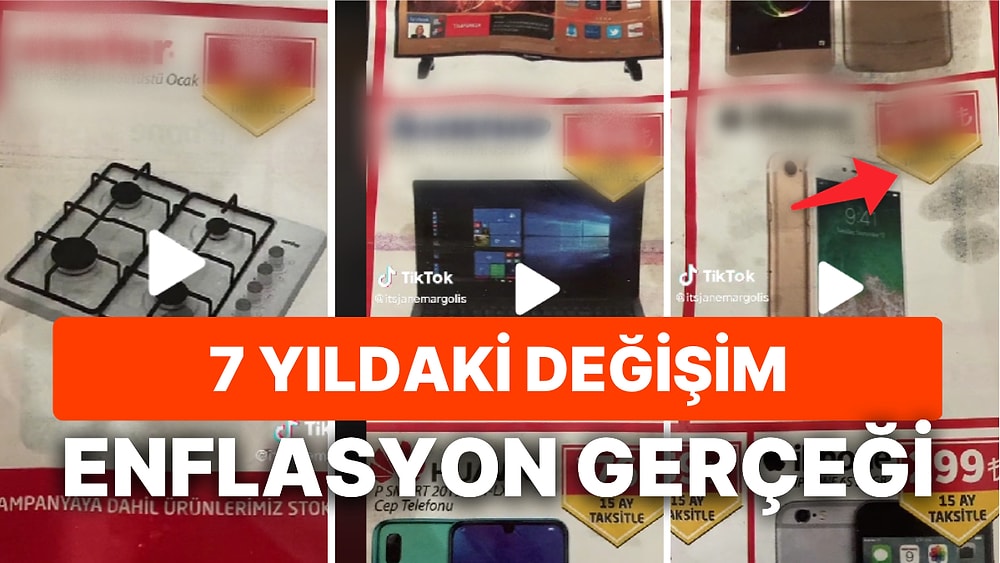 7 Yıl Önceki Taksitli Katalogda Fiyatlar Enflasyon Gerçeğini Tokat Gibi Çarptı
