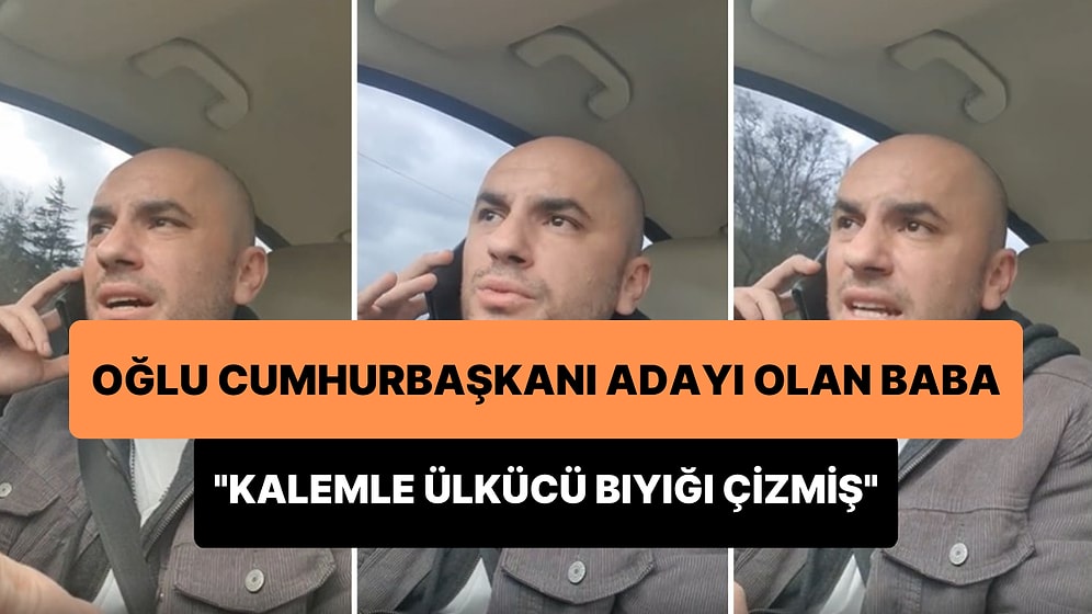 Oyuncu Giray Altınok'tan Oğlu Cumhurbaşkanlığı Adayı Olan Baba Skeci: Ne Kılıçdar Ne Reis Rahat Olun Bendeyiz