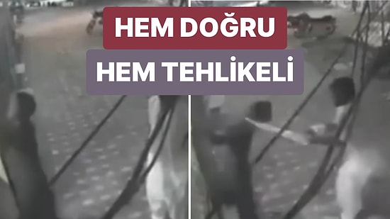 Elektrik Akımına Kapılan Arkadaşını İlginç Bir Yöntemle Kurtaran Adam