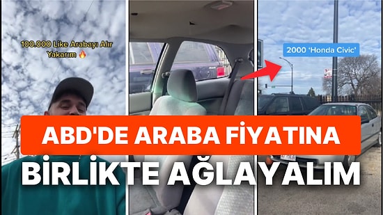 ABD'de 1 Gün Çalışarak Alınan Arabanın Türkiye'deki Fiyatı Kafayı Duvarlara Vurduran Cinsten!