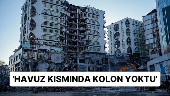 AVM'de Havuz İçin Kolonları mı Kestiler?