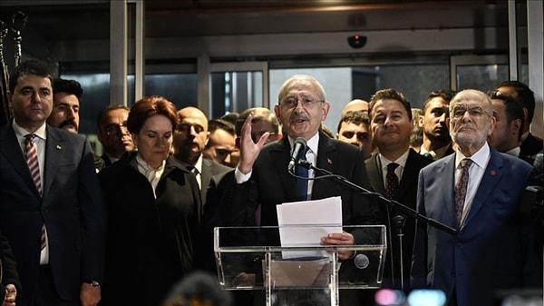 Altılı Masa'nın Kemal Kılıçdaroğlu'nu ortak aday olarak açıklamasından sonra ilk anket sonuçları gelirken, CHP oylarında da bir artış göze çarpıyor.