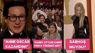 Ödülünü Annesine İthaf Edenden Sarhoş mu Gelmiş Diye Sordurana! 2023 Oscar Ödüllerine Damga Vuran Anlar