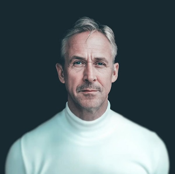 ...и он же в старости: